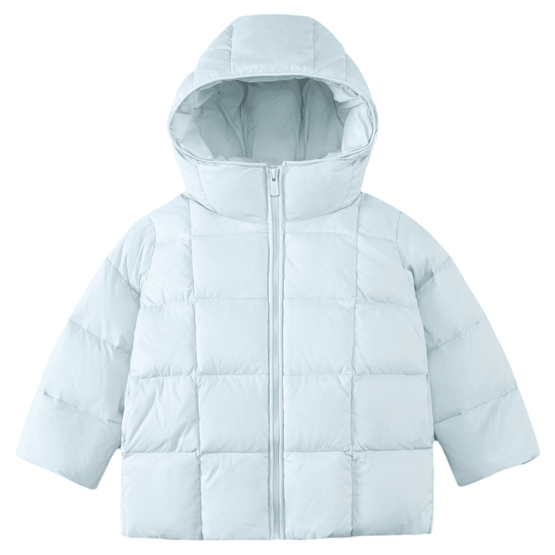 SHIBU D9662-Девочки С капюшоном Пуховая куртка Синий Kids Утеплённые куртки - изображение 1