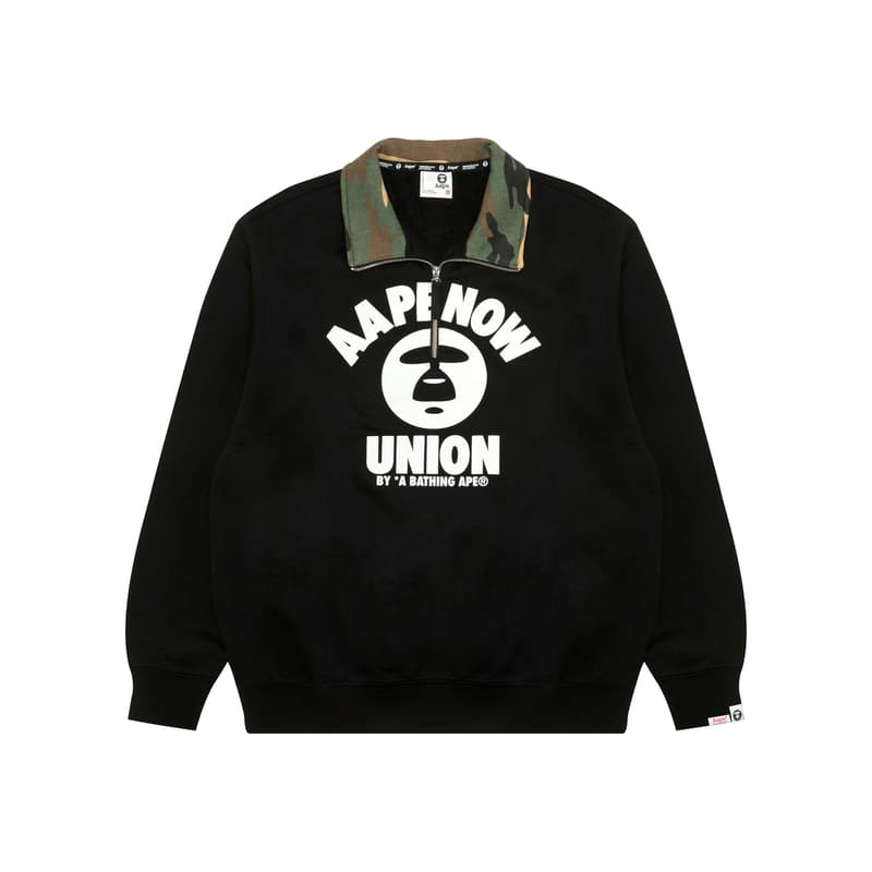 Кофта aape FW26 Свитшот Мужской Черный - изображение 1
