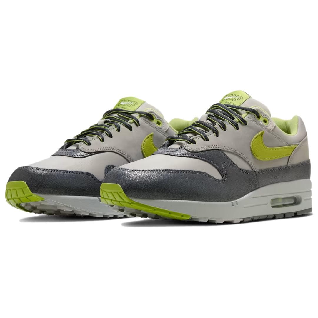 Кроссовки Nike X HUF Air Max 1 Лоу-топы Повседневная обувь Унисекс Серо-зеленый - изображение 3