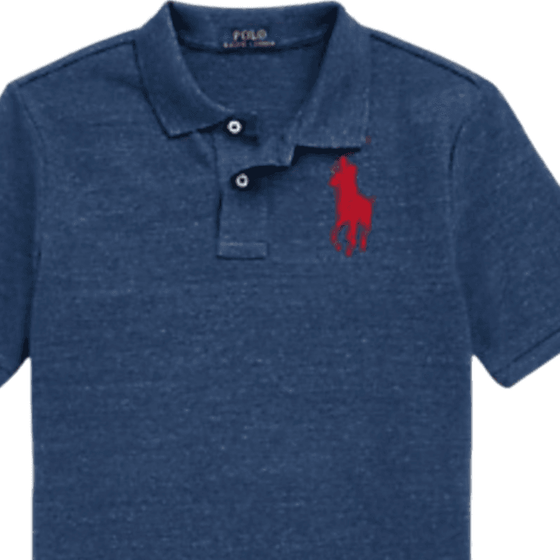 Polo Ralph Lauren Big pony Синий Kids Поло - изображение 4