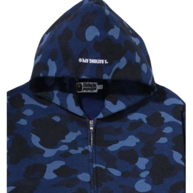 Кофта A BATHING APE FW26 Цвет CAMO Интенсивно промытый Укороченный Крой ZIP Толстовка Свитшот Унисекс - изображение 4
