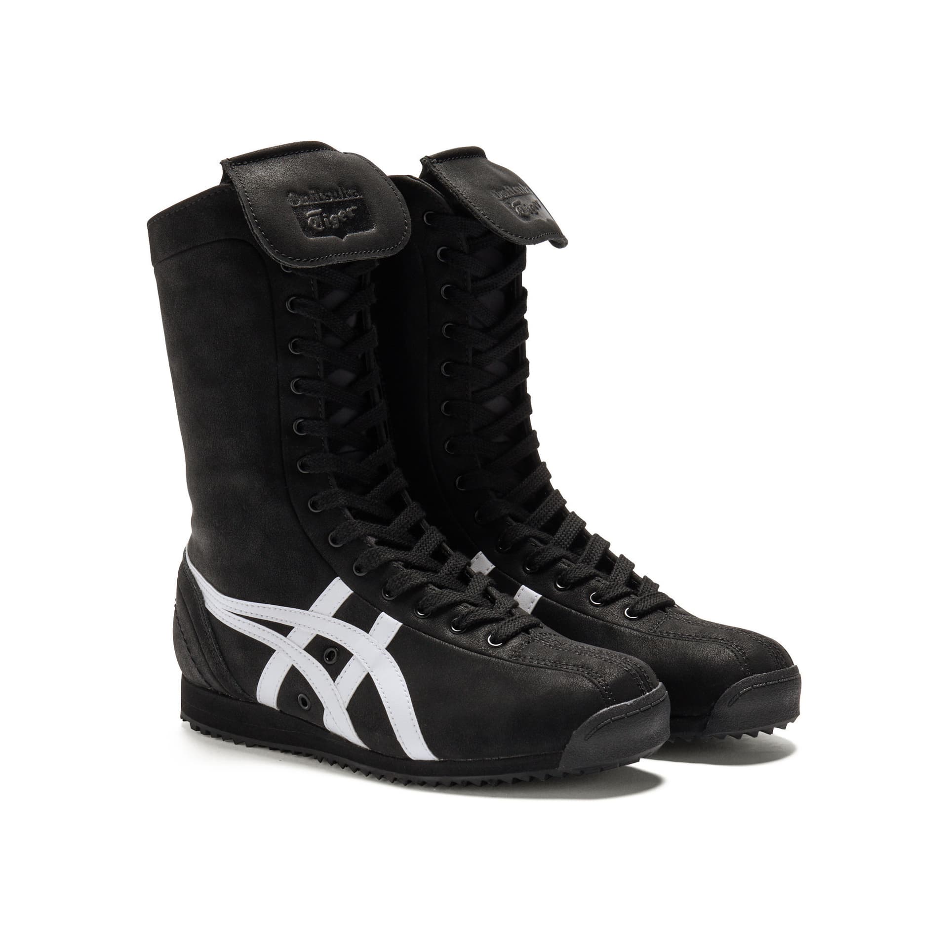 Кроссовки для спортзала Onitsuka Tiger Mexico 66 BOXING Тренировочные кроссовки Унисекс Черный Белый - изображение 3