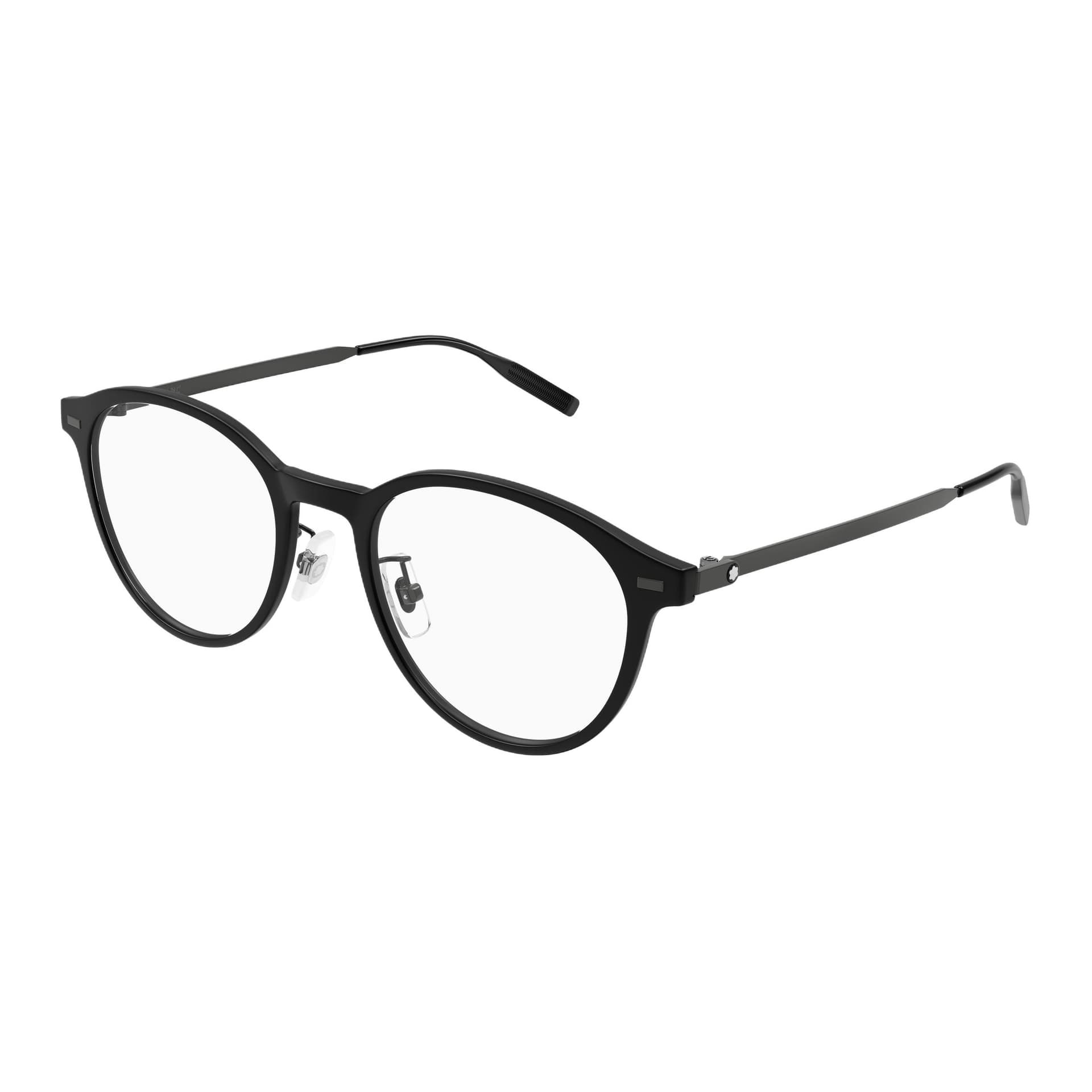 Оправа MONTBLANC Пластик Круглый Очки с диоптриями Мужской Черный - изображение 1