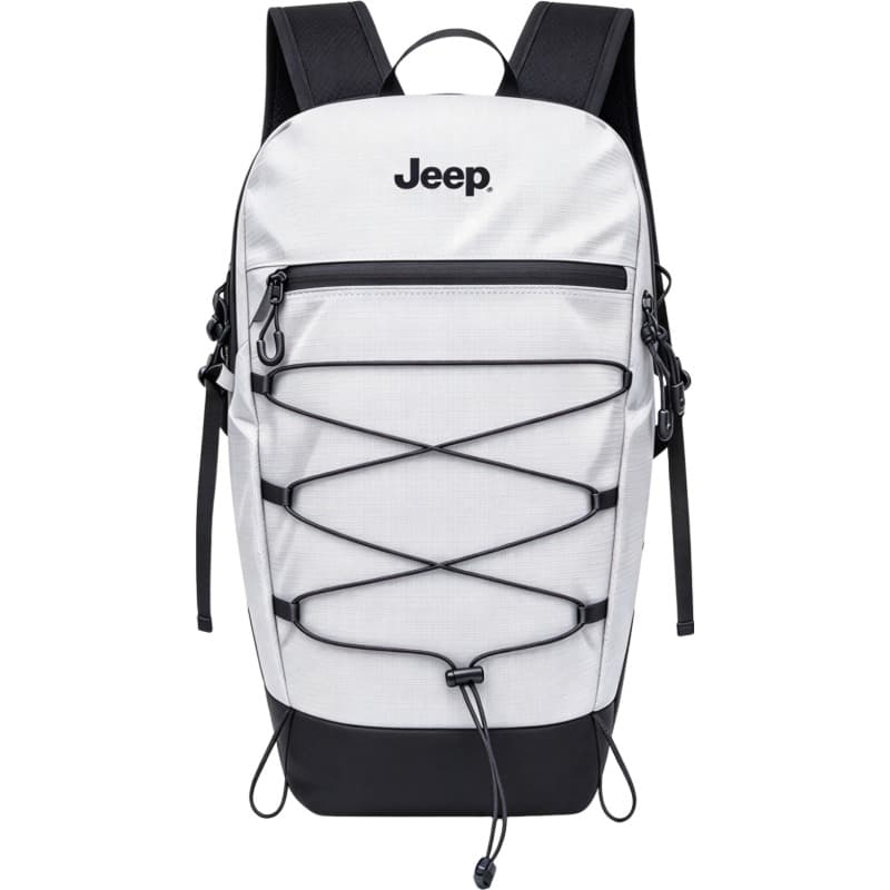Jeep Рюкзак Оксфорд Черный Белый Мужской - изображение 3