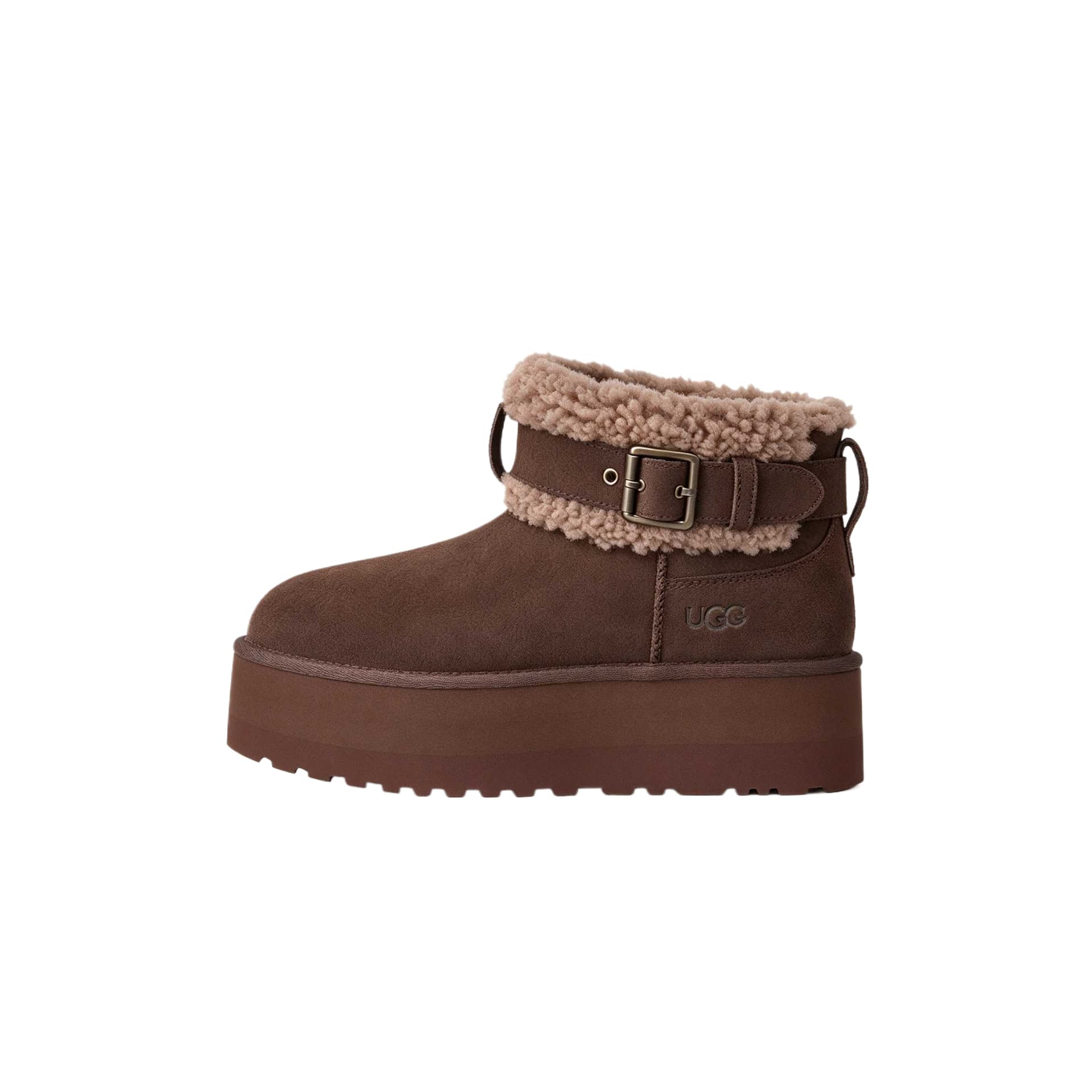 Ботинки зимние UGG Classic Novelty Сноубутсы Charred Деревянный материал Домашний Олень Женские - изображение 1