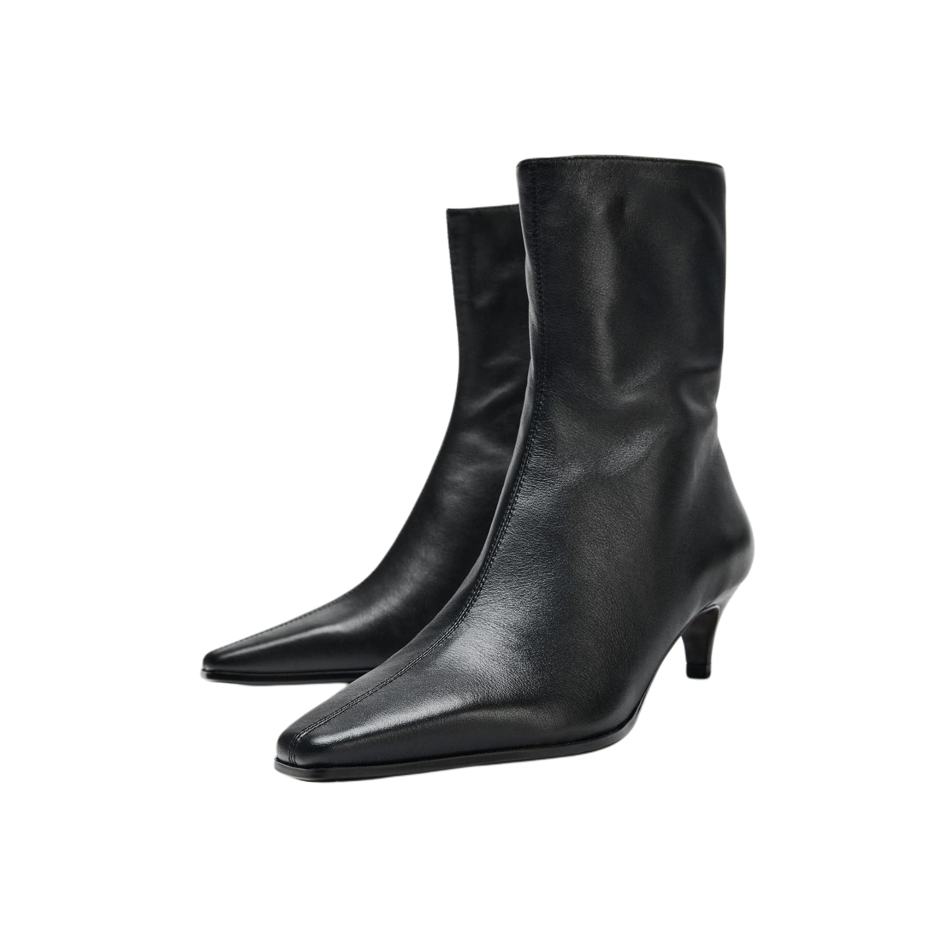 Сапоги zara Ботильоны Черный Женские - изображение 2