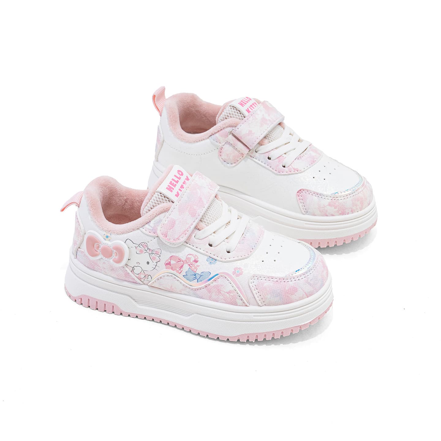 Кроссовки Sanrio Синтетическая кожа Fashion Versatile кожа верх с флисовой подкладкой комфортный милый мультяшный повседневный - изображение 3