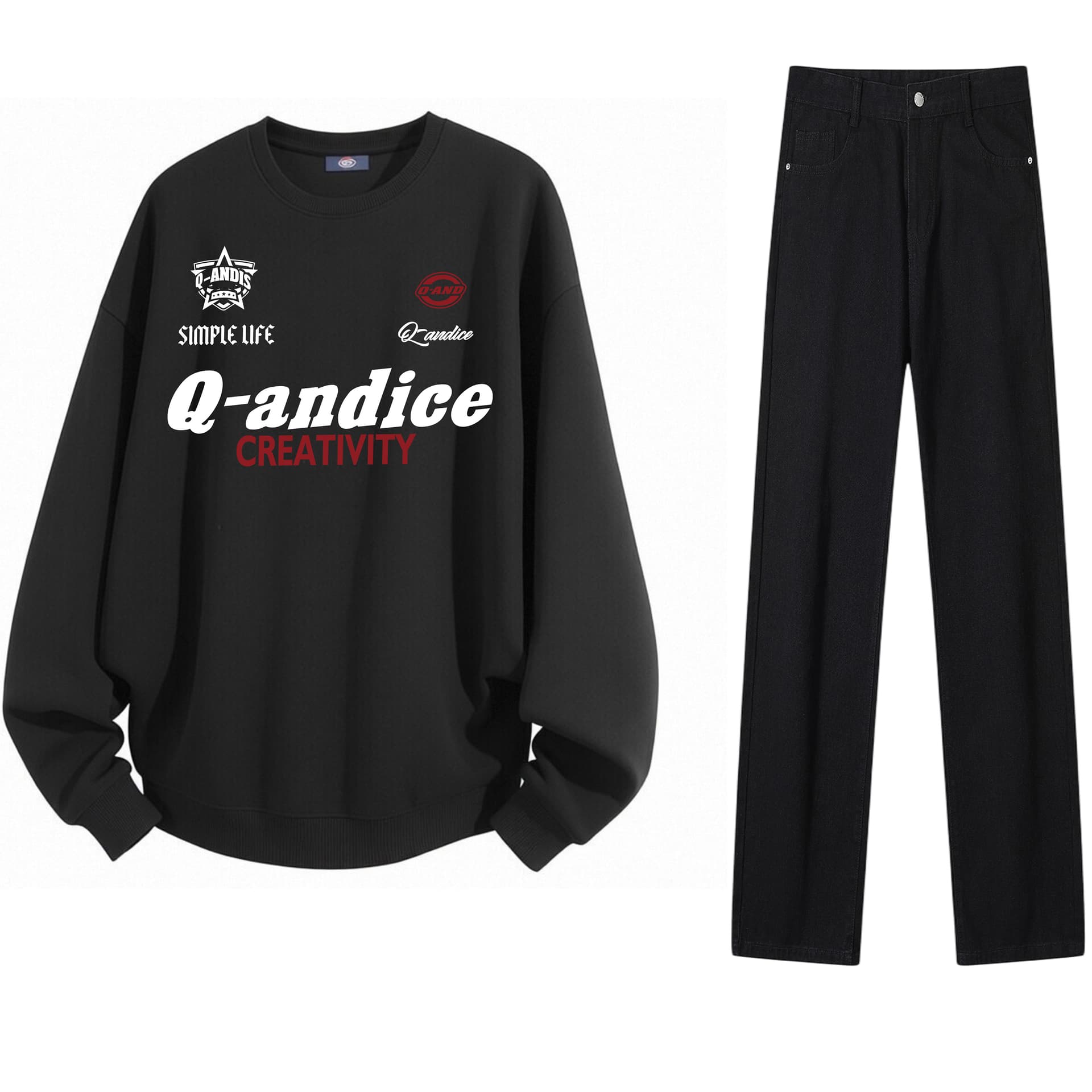 Q-AND Unisex Sweatshirt Наборы - изображение 1