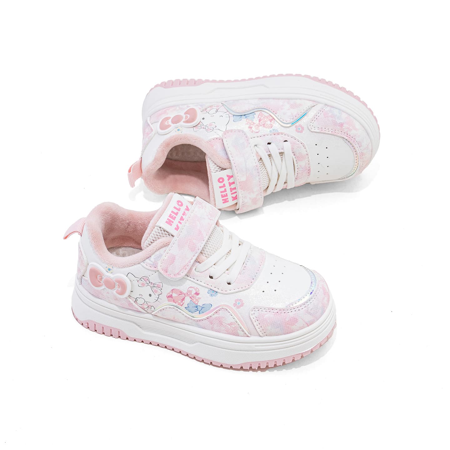 Кроссовки Sanrio Синтетическая кожа Fashion Versatile кожа верх с флисовой подкладкой комфортный милый мультяшный повседневный - изображение 5