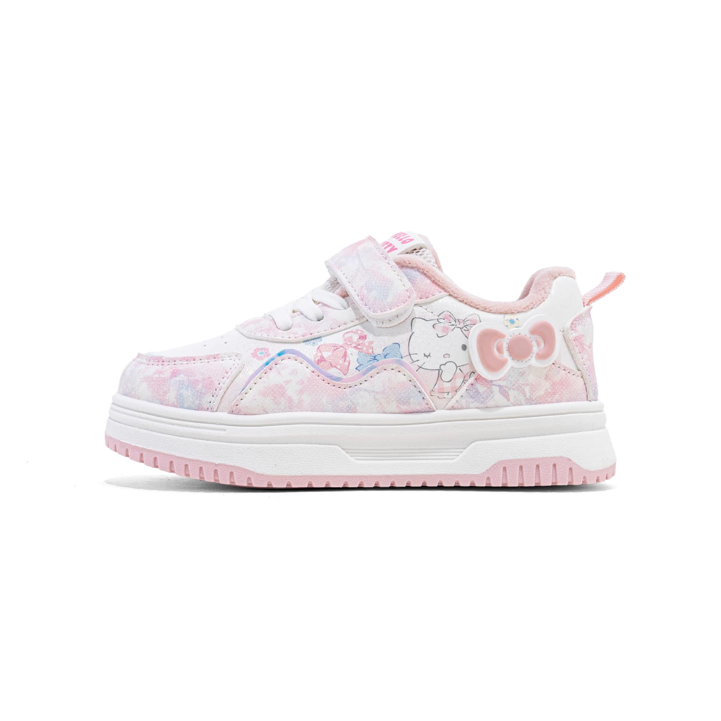 Кроссовки Sanrio Синтетическая кожа Fashion Versatile кожа верх с флисовой подкладкой комфортный милый мультяшный повседневный - изображение 1