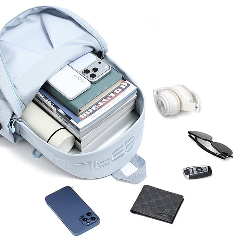 Рюкзак 361° Оксфорд Рюкзак Сумки Обычный (стандартный) Унисекс Синий - изображение 2