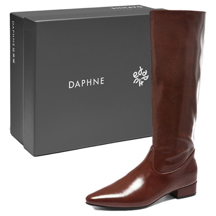 Ботинки DAPHNE Высокие сапоги до колена 4CM Женские - изображение 2