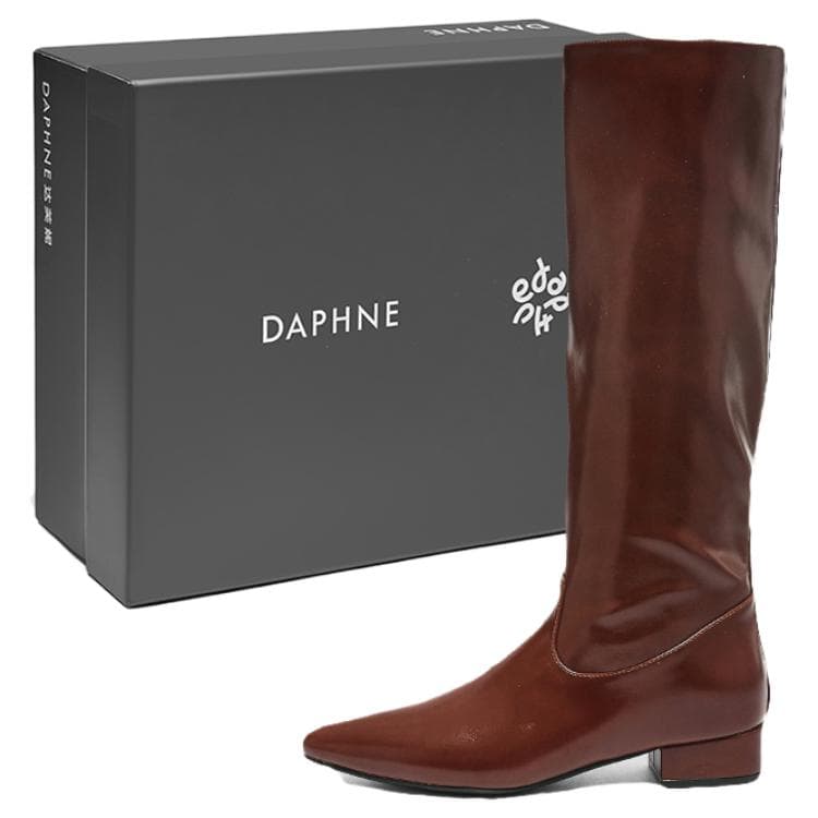 Ботинки DAPHNE Высокие сапоги до колена 4CM Женские - изображение 1