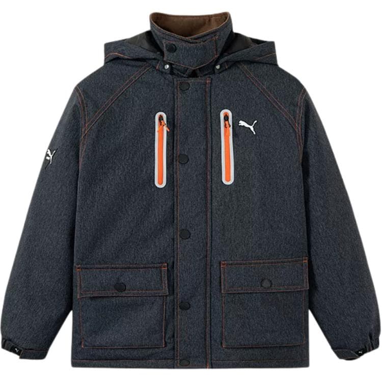 PUMA Темно-синий деним 88301 Kids Пуховики - изображение 1
