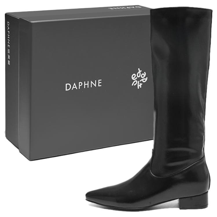 Ботинки DAPHNE Высокие сапоги до колена 4CM Женские - изображение 4