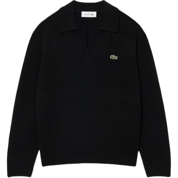 Свитер из плюшевого материала с круглым узором женский LACOSTE - изображение 5