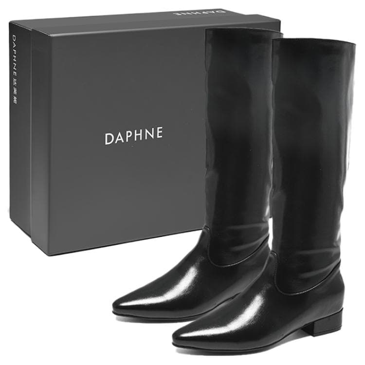 Ботинки DAPHNE Высокие сапоги до колена 4CM Женские - изображение 6