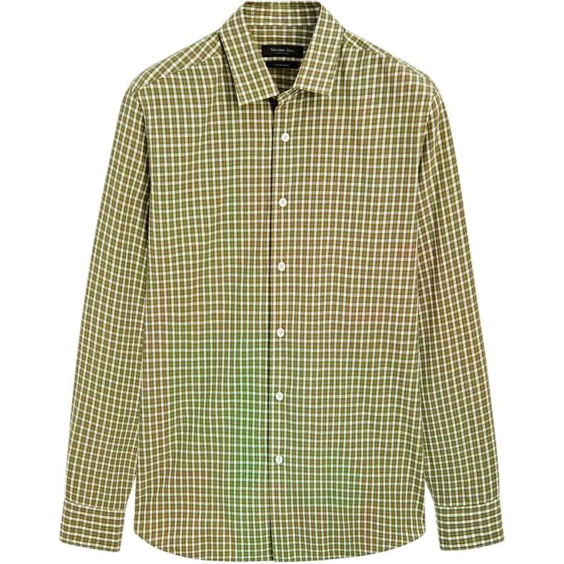 Рубашка Massimo Dutti Зелёный Мужской Рубашки - изображение 1