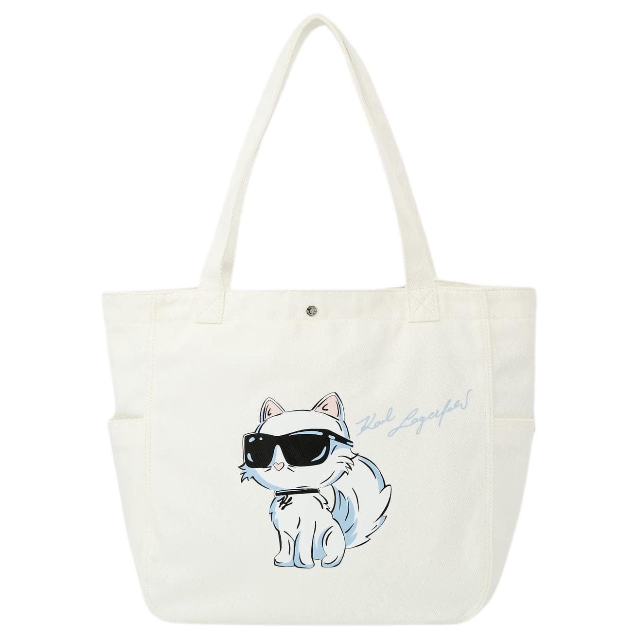 Мини-сумка KARL LAGERFELD Ткань Сумка-тоут Сумки через плечо Women's White - изображение 1