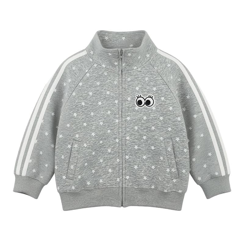 SHIBU Q8110-Stars Воротник-стойка Пальто Серый Kids Куртки - изображение 1