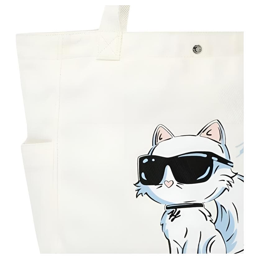 Мини-сумка KARL LAGERFELD Ткань Сумка-тоут Сумки через плечо Women's White - изображение 3