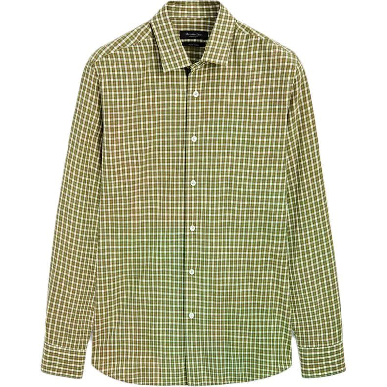 Рубашка Massimo Dutti Зелёный Мужской Рубашки - изображение 2