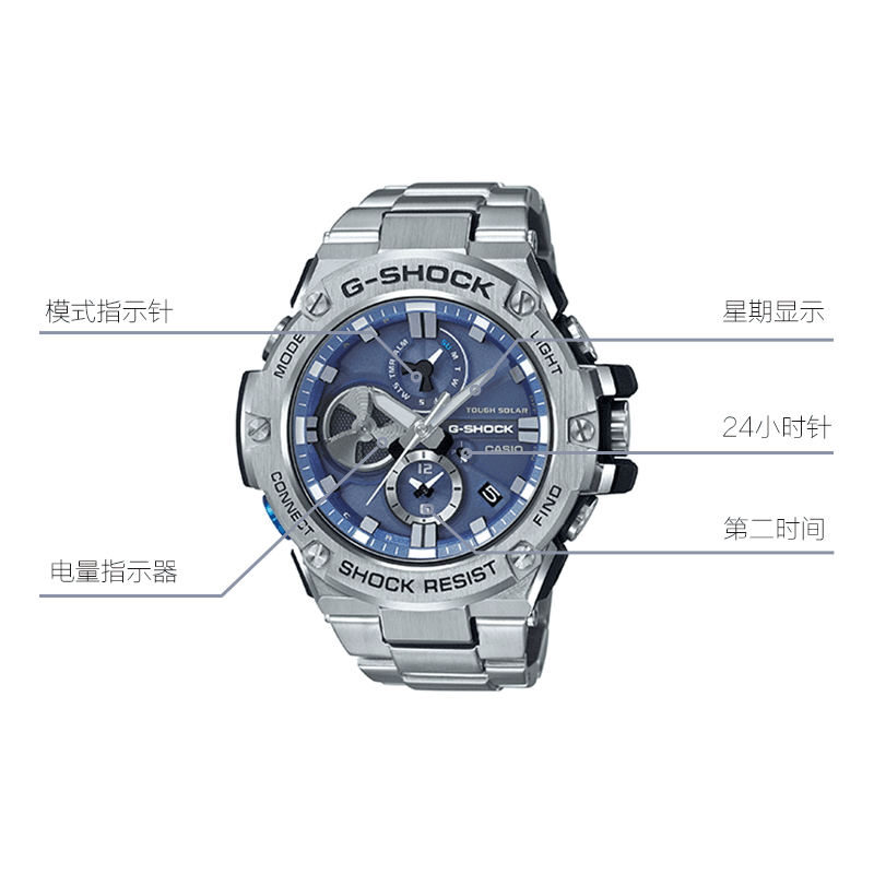 Часы G-SHOCK GST-B100D-2A - изображение 3