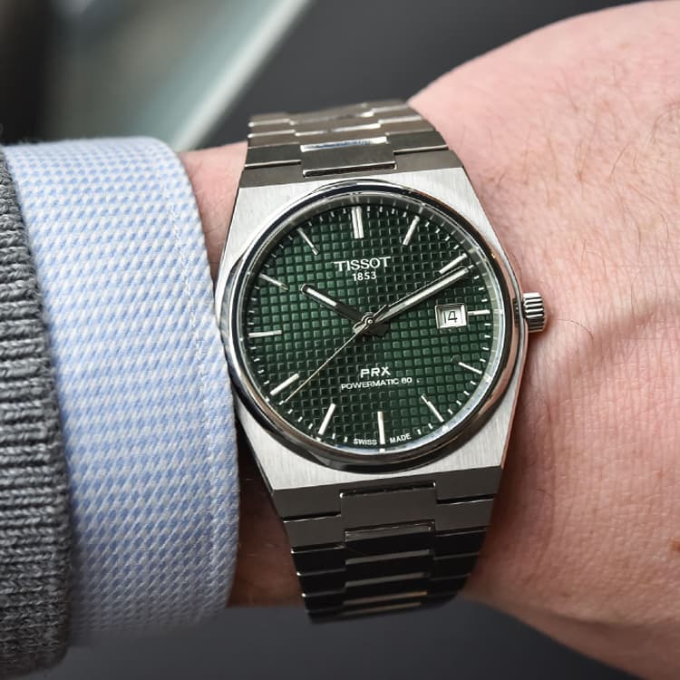 Часы Tissot PRX 40mm Green Dial - изображение 6