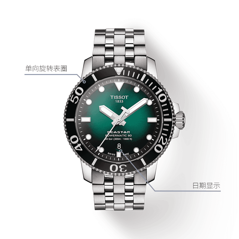 Часы Tissot Seastar T120.407.11.091.01 - изображение 6