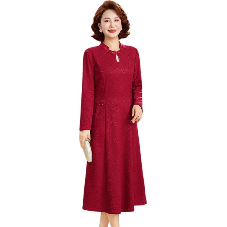 Платье PIERRE CARDIN Длинное платье с длинными рукавами для женщин - изображение 3