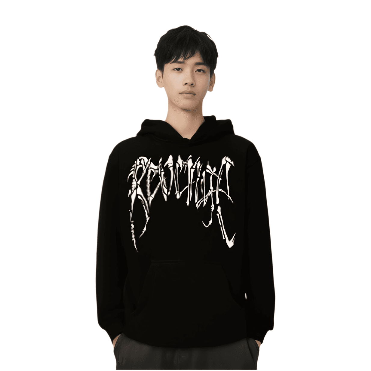 Худи Revenge Hoodie Black - изображение 4