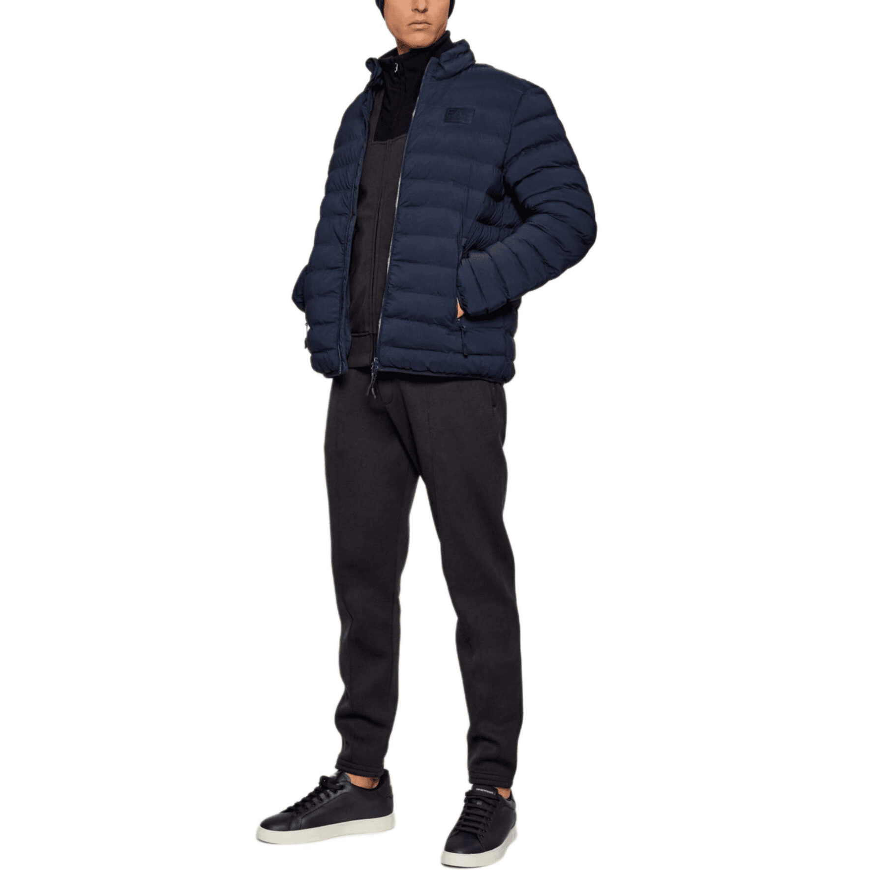 Зимняя куртка пуховик EMPORIO ARMANI EA7 FW25 Logo - изображение 6