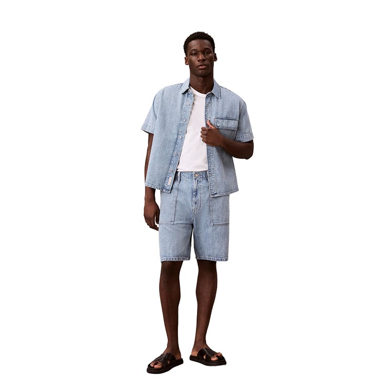 Джинсовые шорты CALVIN KLEIN Jeans - изображение 8