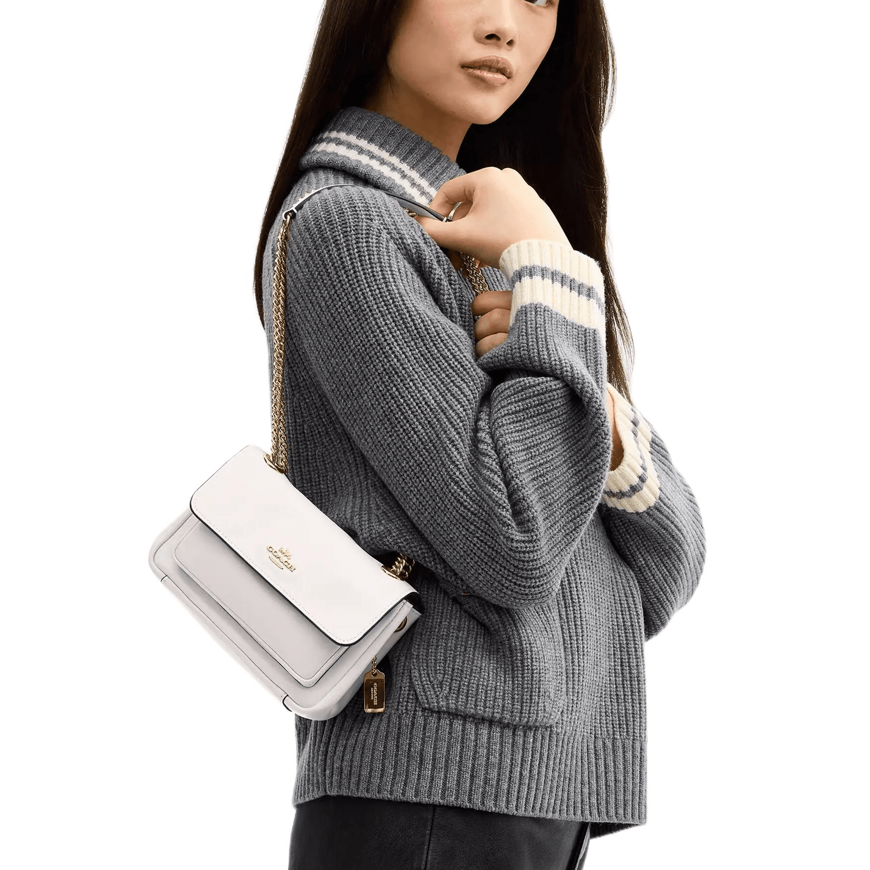 Сумка через плечо COACH Elodie 19 Logo - изображение 7