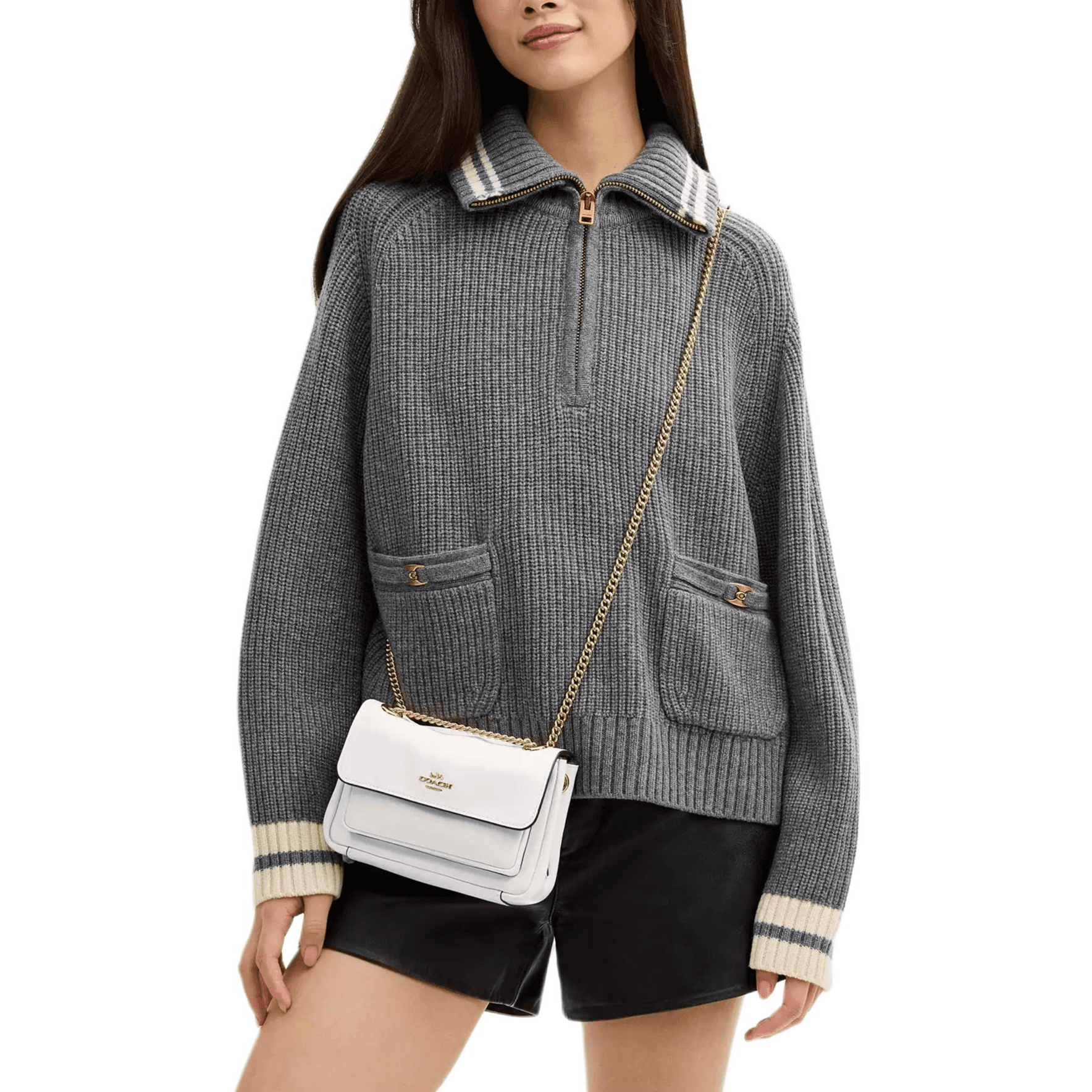 Сумка через плечо COACH Elodie 19 Logo - изображение 8