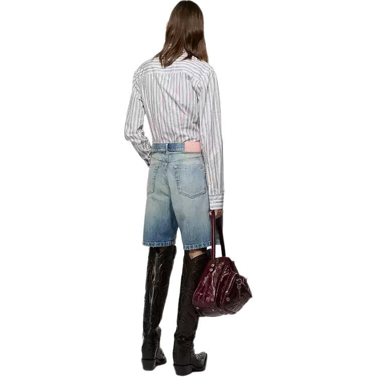 Джинсовые шорты Acne SS26 - изображение 2