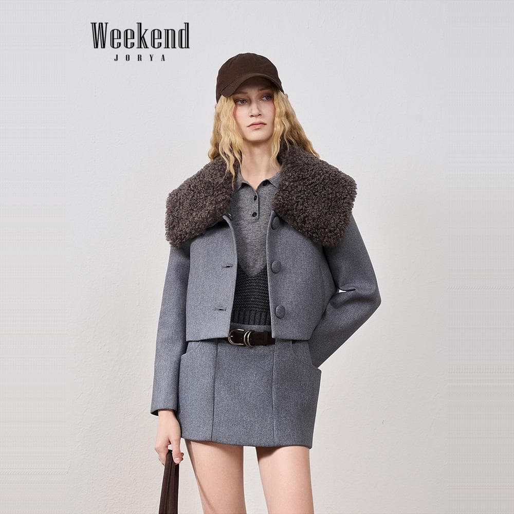JORYAweekend Укороченное пальто женское - изображение 4