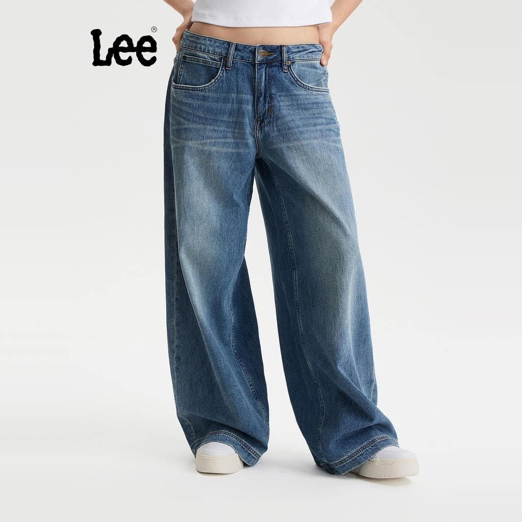 Джинсы Lee Medium Blue Women's Jeans Ли Мидни Блу Женский Джинсы - изображение 4