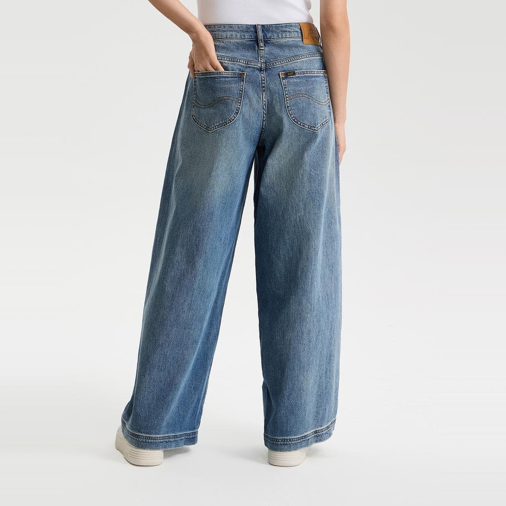 Джинсы Lee Medium Blue Women's Jeans Ли Мидни Блу Женский Джинсы - изображение 7