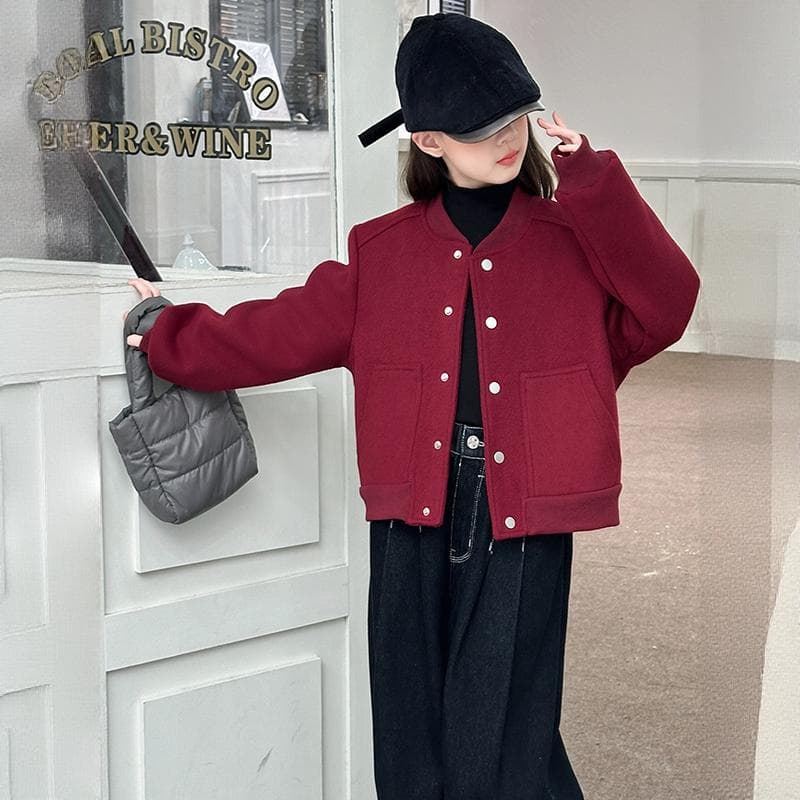 PIERRE CARDIN Двойной Sided Шерстяной Пальто Kids Топы - изображение 2