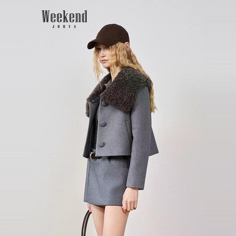 JORYAweekend Укороченное пальто женское - изображение 3