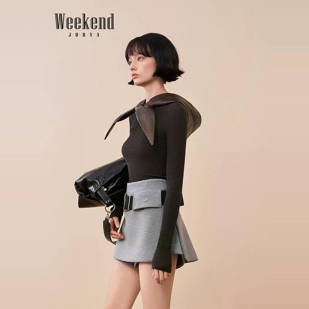 Кофта JORYAweekend Темный кофейный женский трикотаж - изображение 3