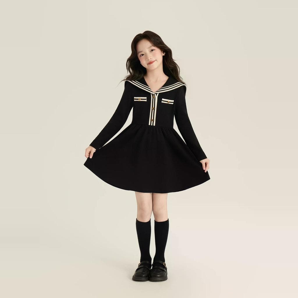 PIERRE CARDIN Классический черный Kids Платья - изображение 2