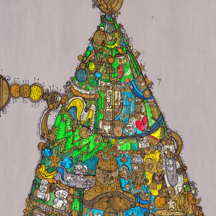 Постер Xmas Tree 80x60cm - изображение 3