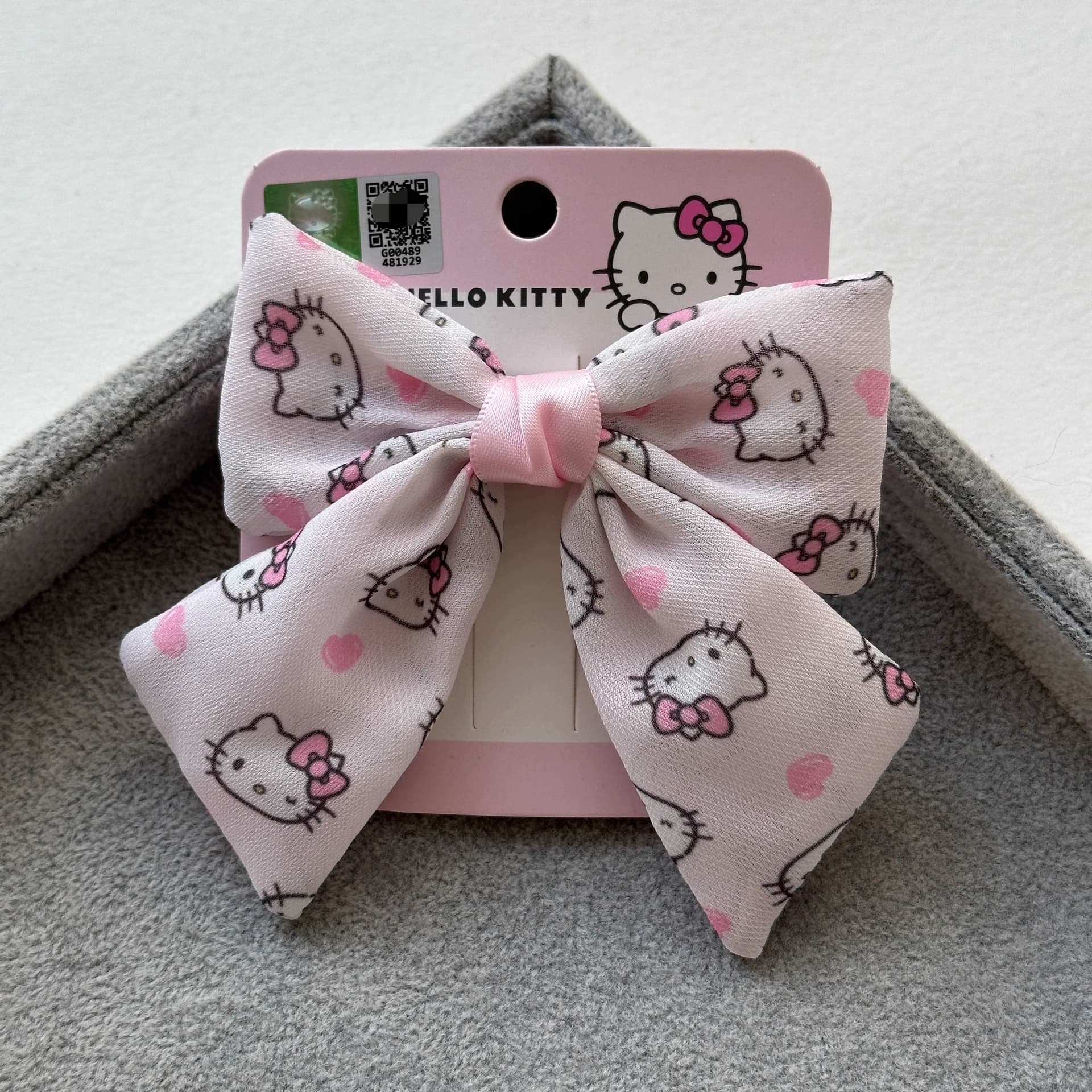 Заколка Sanrio Hello Kitty Шифон Заколки для волос Женские - изображение 2