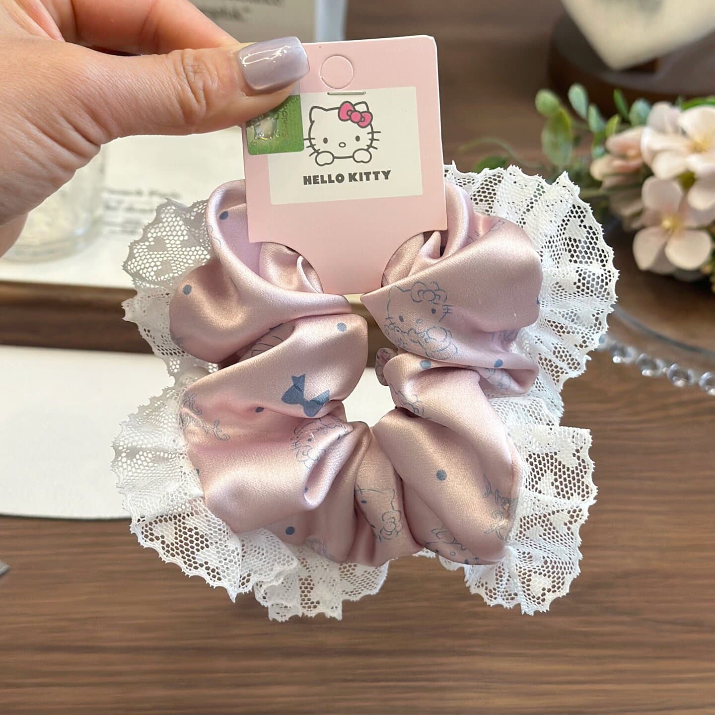 Санрио Хелло Китти Полиэфирное волокно Резинка для волос Hair Accessory Женские - изображение 2