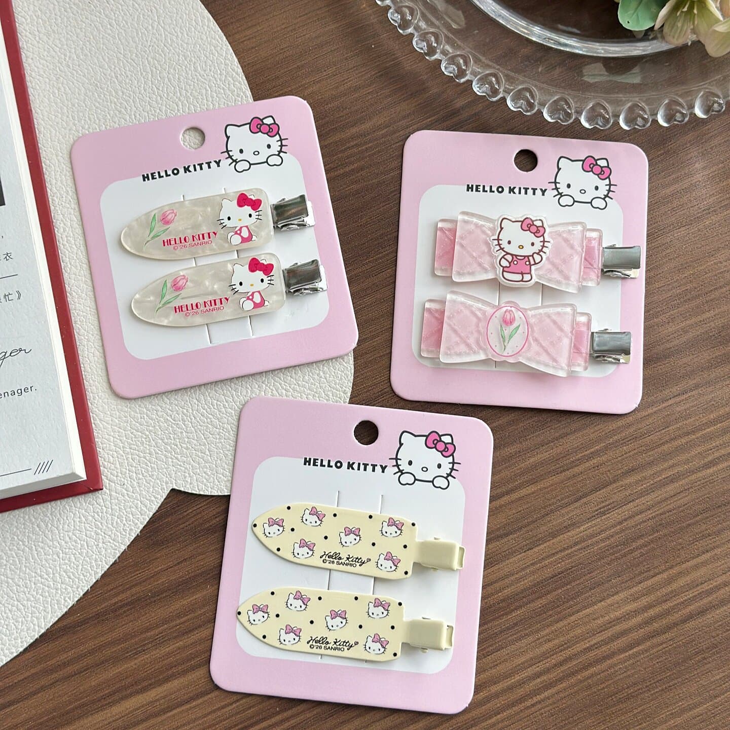 Заколка Sanrio Hello Kitty Милая заколка для челки из сплава - изображение 2