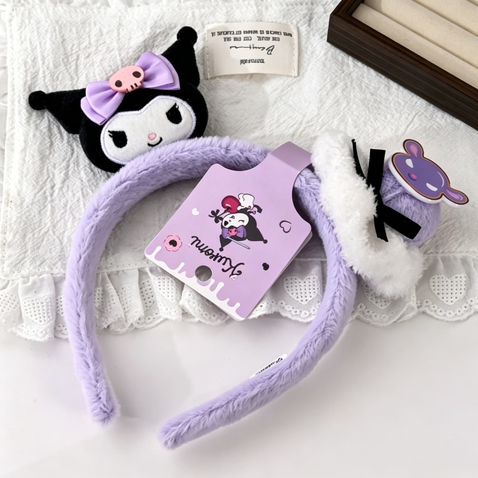 Повязка на голову Санрио HelloKitty Полиэфирное волокно Ободки Женские - изображение 2