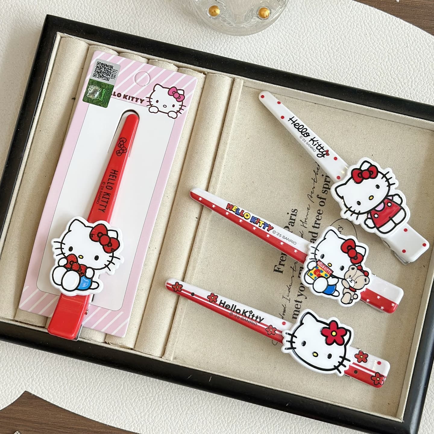 Заколка Sanrio Смола Акрил Алюминий Заколка для волос Женская - изображение 2