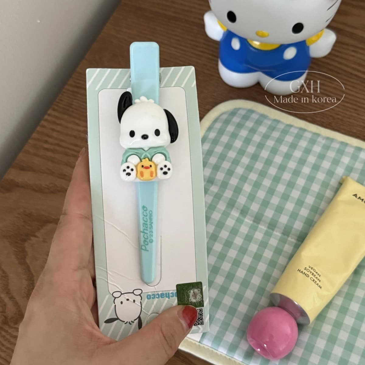 Заколка Санрио Cinnamoroll Pochacco Акриловая заколка для волос клипса Аксессуар для волос Женские - изображение 12